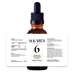 Black cumin oil + vitamin D3 (strengthening the immune system) + vitamin E // 50 ml