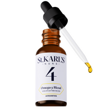 Laden Sie das Bild in den Galerie-Viewer, FÜR GEHIRN &amp; HERZ: Omega 3 Blend aus 4 veganen Quellen  Enhanced + Astaxanthin // 100 ml