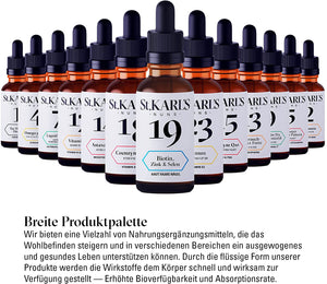 St. KARL'S NUNS Balance Zink, Biotin und Selen, 50 ml Flasche, Tropfen vegan für gesunde Haut, Haare und Nägel, angereichert mit Vitamin C