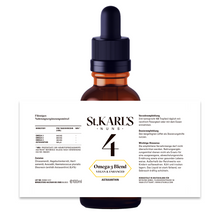 Laden Sie das Bild in den Galerie-Viewer, FÜR GEHIRN &amp; HERZ: Omega 3 Blend aus 4 veganen Quellen  Enhanced + Astaxanthin // 100 ml