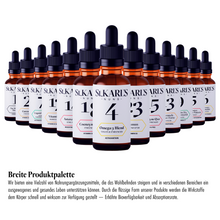 Laden Sie das Bild in den Galerie-Viewer, FÜR GEHIRN &amp; HERZ: Omega 3 Blend aus 4 veganen Quellen  Enhanced + Astaxanthin // 100 ml