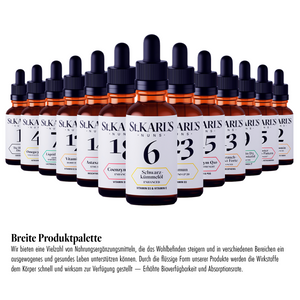 Schwarzkümmelöl + Vitamin D3 (Stärkung des Immunsystems) + Vitamin E // 50 ml
